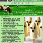 Ghostly Banana Pops