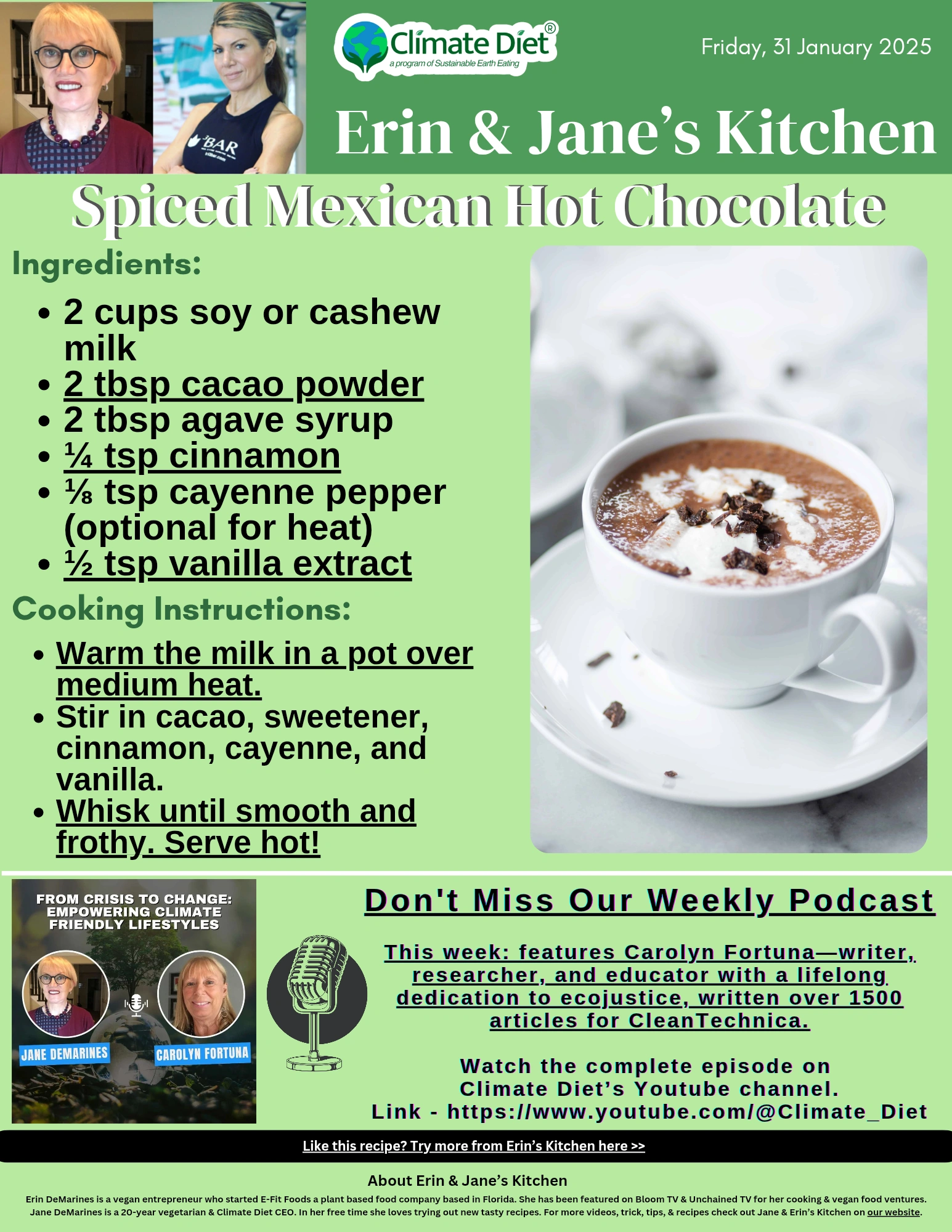 Spiced Mexican Hot Chocolate