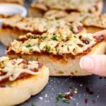 Vegan French Bread Pizza