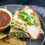 Smashed Avocado Vegan Quesadillas